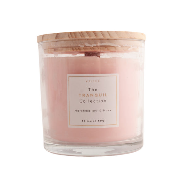 kaisercraft Candle Tranquil 60hr - MARSHMALLOW & MUSK