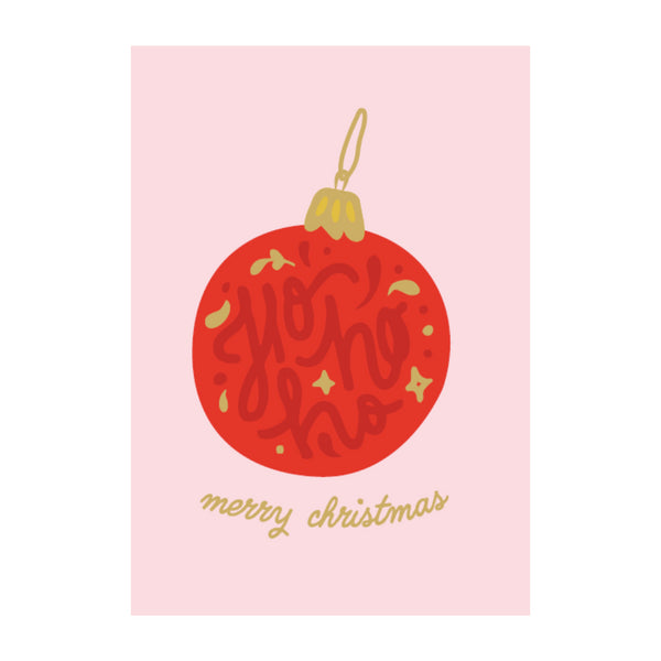 kaisercraft Christmas Greeting Card - Bauble