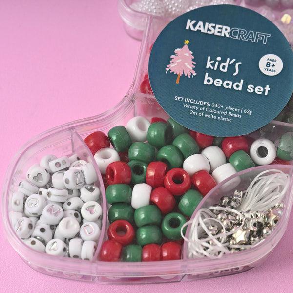 Kaisercraft Christmas Kid's Bead Set - Stocking