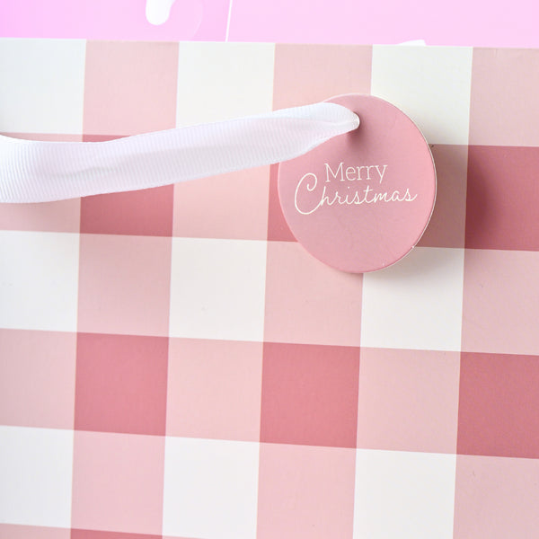 Kaisercraft Christmas Large Gift Bag - Berry Gingham