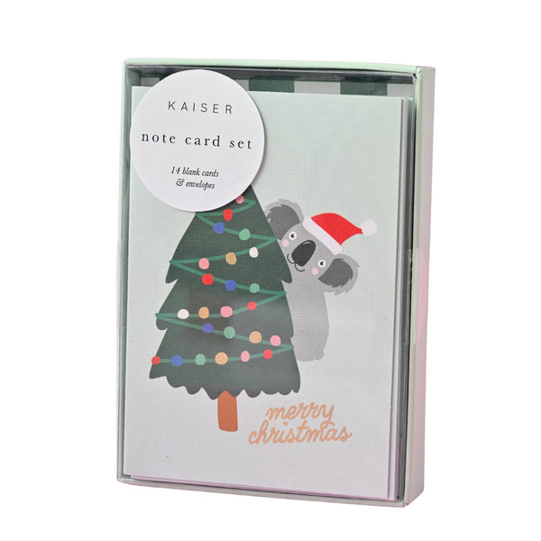kaisercraft Christmas Notecard Set - Christmas Koala