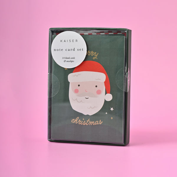 Kaisercraft Christmas Notecard Set - Santa