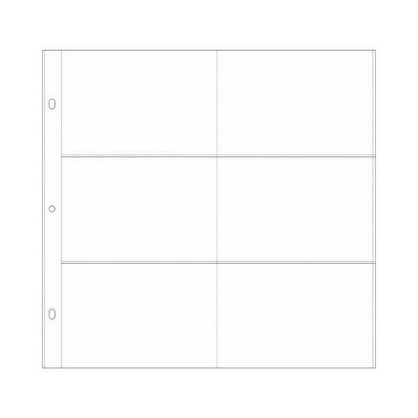 kaisercraft D-Ring Album Pockets 4x6 landscape