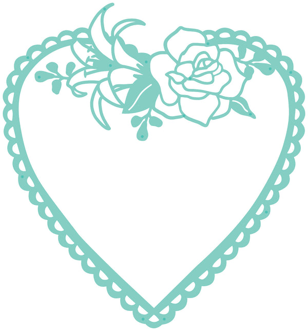 kaisercraft Decorative Die - Flora Heart Frame
