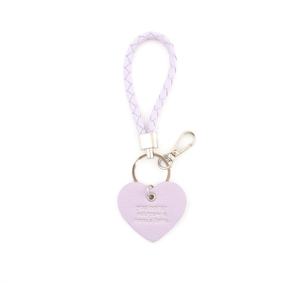 kaisercraft Faux Leather Woven Key Ring - Lilac