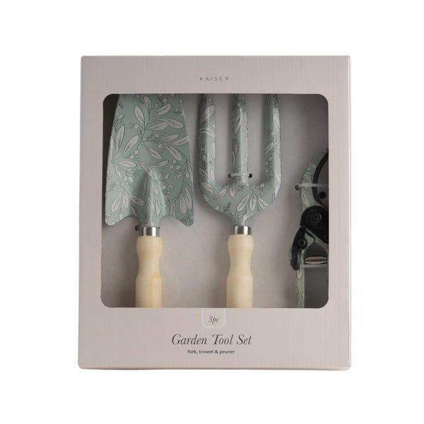 kaisercraft Garden Tools 3Pc Set - Leafy Green