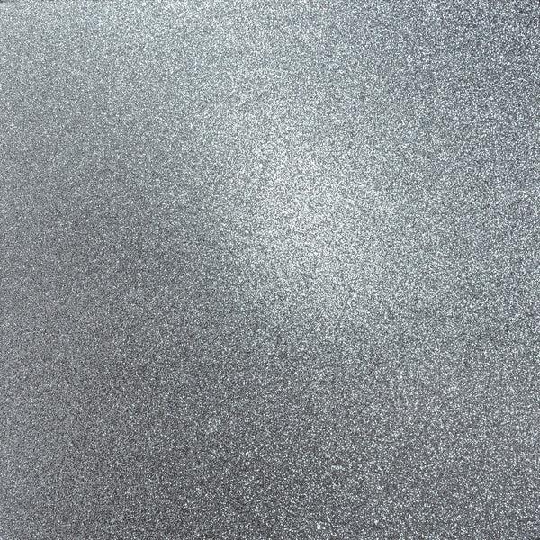 kaisercraft Glitter Cardstock - Steel