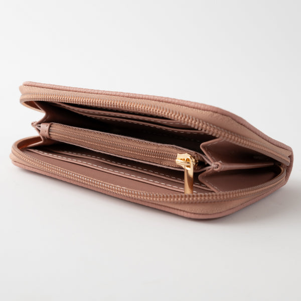 Kaisercraft Golden Small Zip Purse - DUSTY ROSE