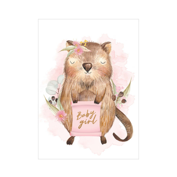 kaisercraft Greeting Card BABY - BABY QUOKKA