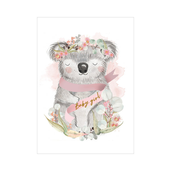 kaisercraft Greeting Card BABY - FLORA KOALA