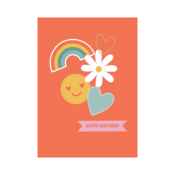 kaisercraft Greeting Card Blossom - Birthday Badge