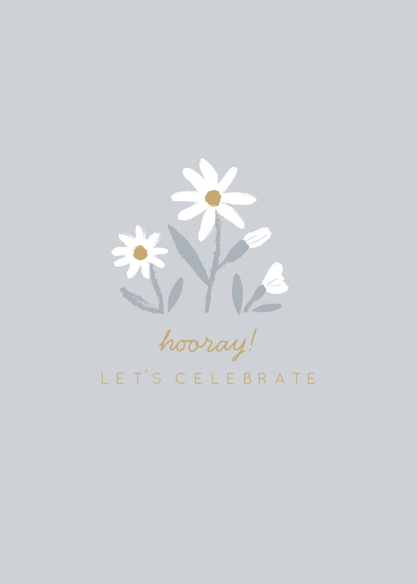 kaisercraft Greeting Card Blushing Floral- Hooray