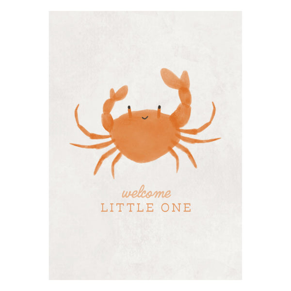 kaisercraft Greeting Card - Bubbles - Little Crab