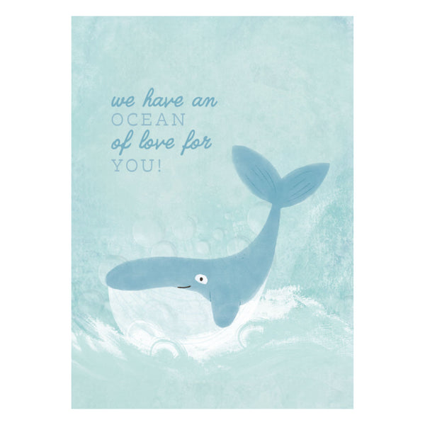 kaisercraft Greeting Card - Bubbles -Oceans Of Love