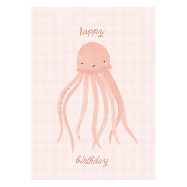 kaisercraft Greeting Card - Bubbles - Octopus