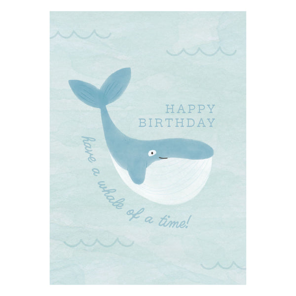 kaisercraft Greeting Card - Bubbles - Whale