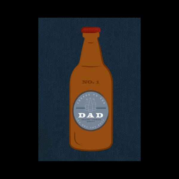 kaisercraft Greeting Card Fathers Day - Cheers Dad