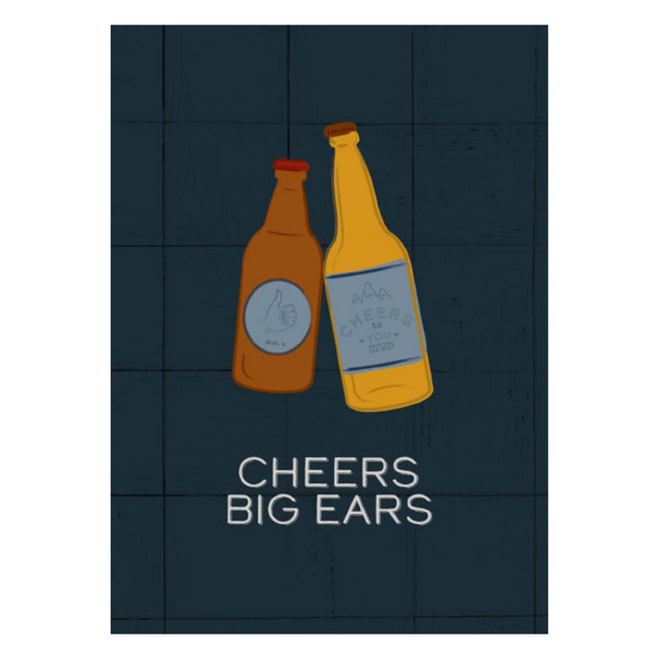 kaisercraft Greeting Card - FOR HIM - Big Ears