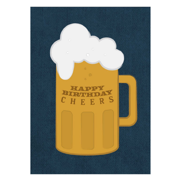 kaisercraft Greeting Card - FOR HIM - Birthday Cheers