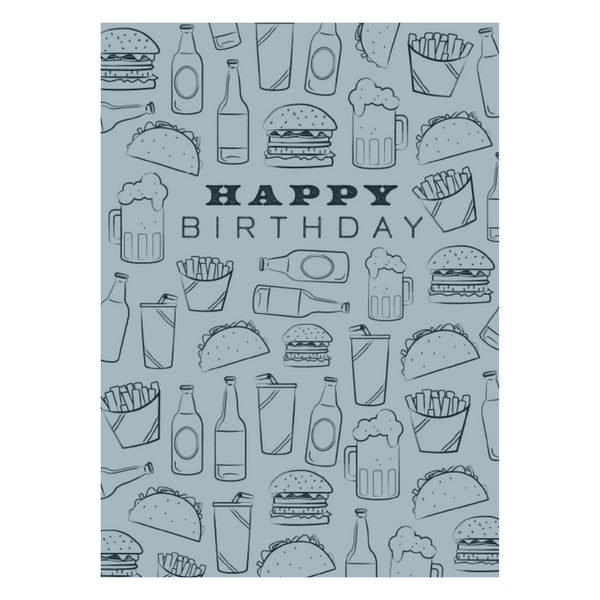 kaisercraft Greeting Card - FOR HIM - Birthday Treats