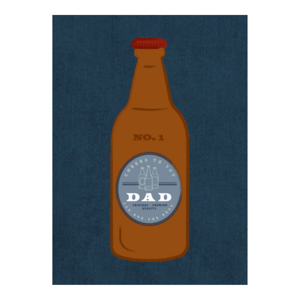 kaisercraft Greeting Card - FOR HIM - Cheers Dad