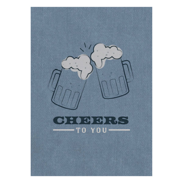 kaisercraft Greeting Card - FOR HIM - Cheers To You