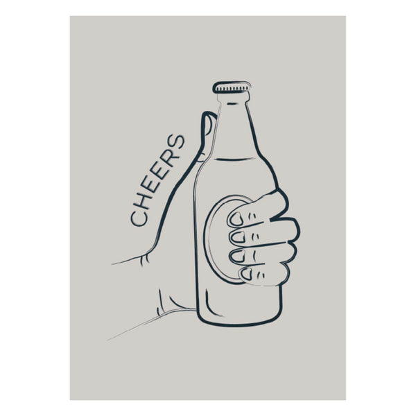 kaisercraft Greeting Card - FOR HIM - Cheers