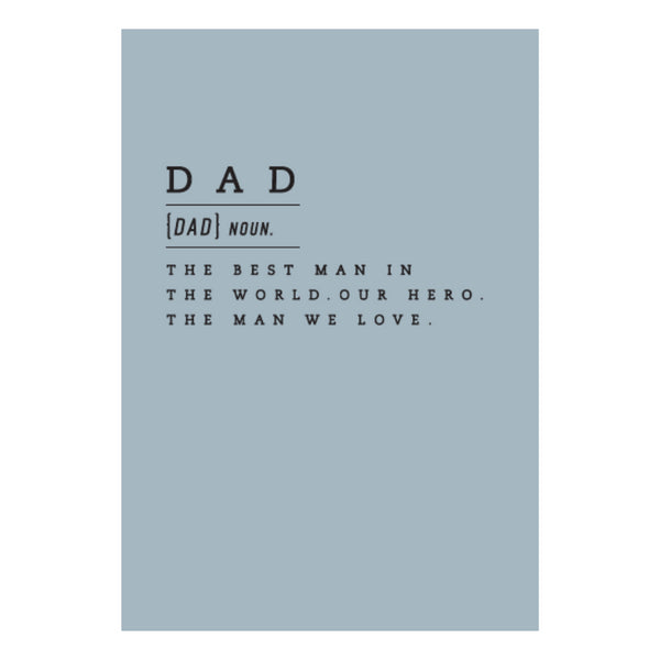 kaisercraft Greeting Card - FOR HIM - Definition Dad