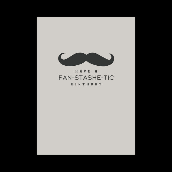 kaisercraft Greeting Card For Him - Moustache