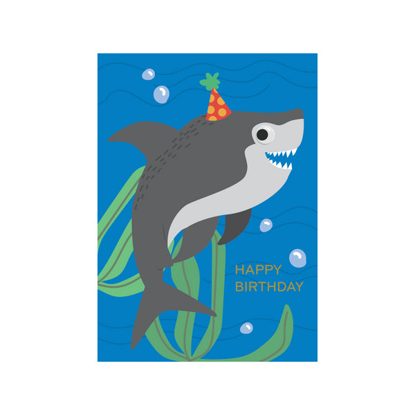 Kaisercraft Greeting Card Googly Friends - Shark