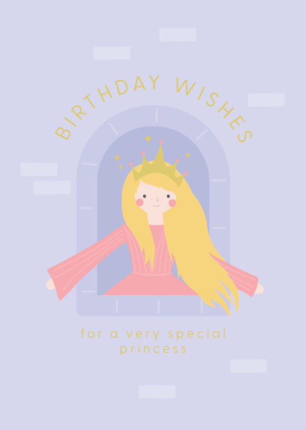 kaisercraft Greeting Card Kids - Birthday Princess