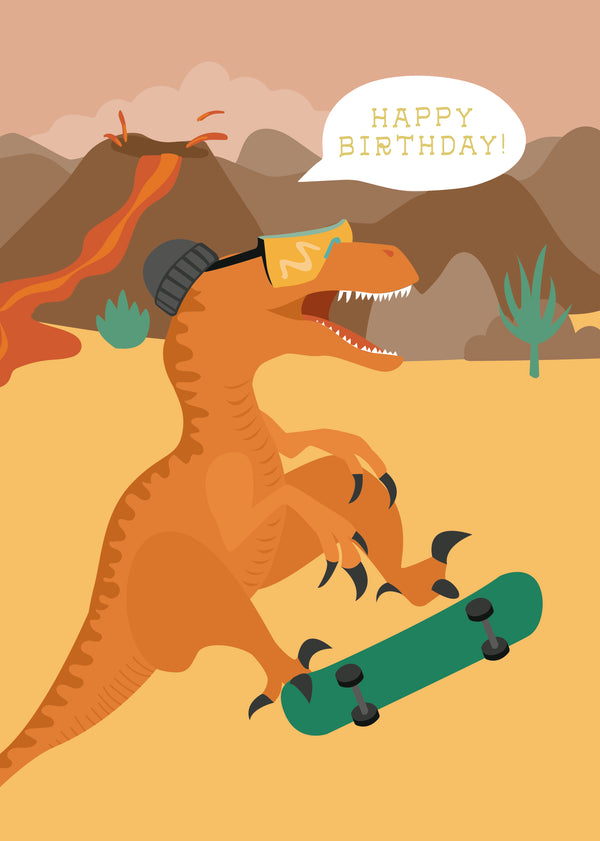 kaisercraft Greeting Card Kids - Birthday Skater