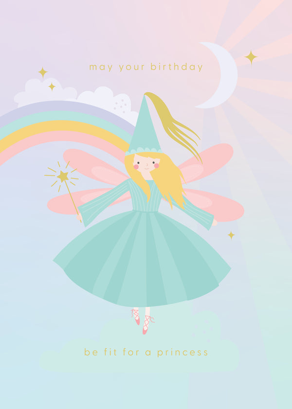 kaisercraft Greeting Card Kids - Fairy Princess
