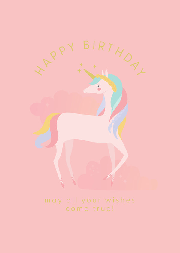 kaisercraft Greeting Card Kids - Unicorn Wishes