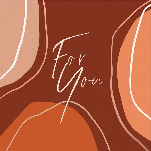 kaisercraft Greeting Card Rust - For You