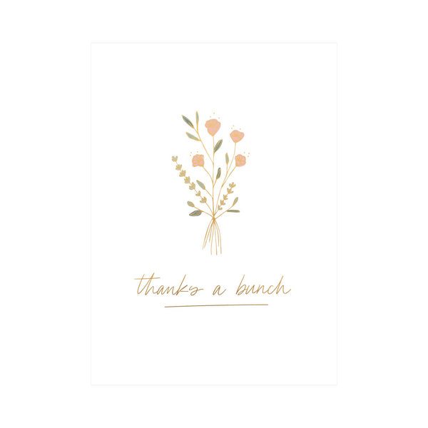 kaisercraft Greeting Card THANK YOU - THANKS A BUNCH