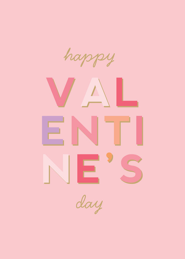 kaisercraft Greeting Card Valentine- Pink Valentine