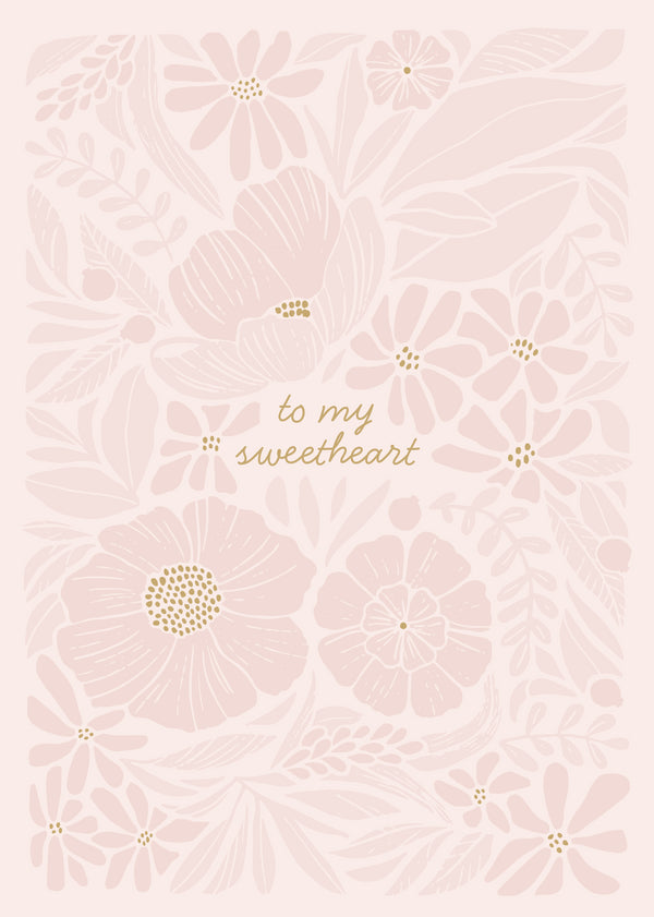 kaisercraft Greeting Card Valentine- Sweetheart