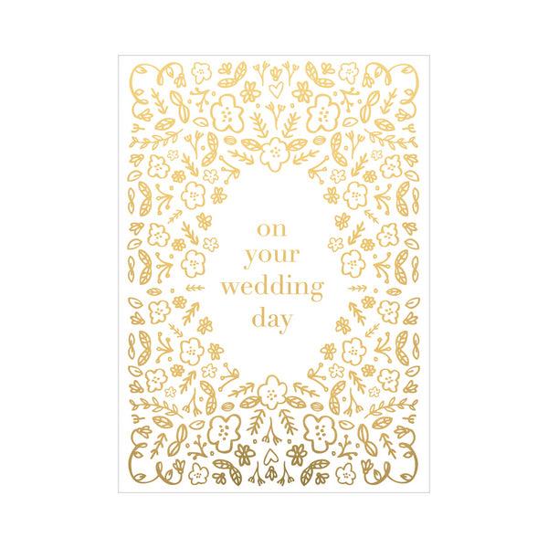 kaisercraft Greeting Card WEDDING - YOUR WEDDING DAY