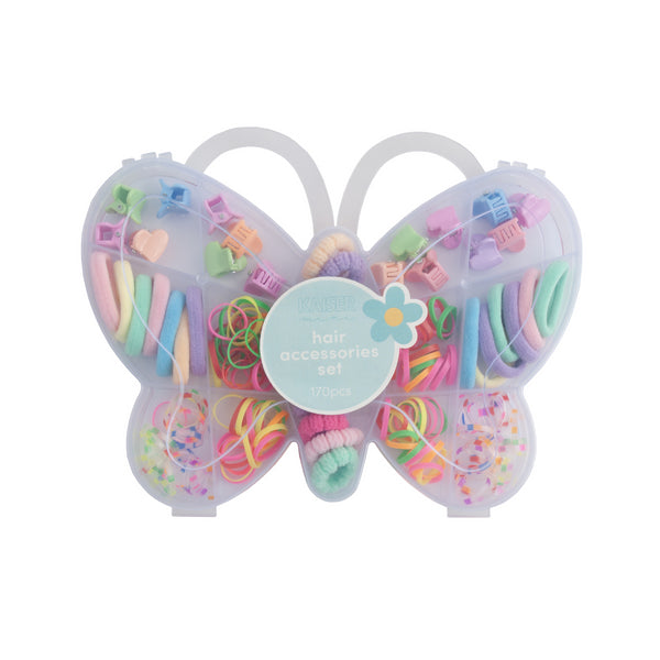 kaisercraft Hair Accessories Set - 170Pk Butterfly