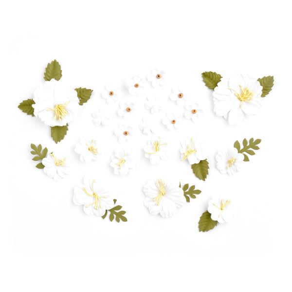 kaisercraft Handmade Flowers - White
