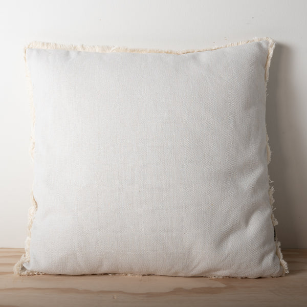 kaisercraft K&Co Cushion - NATURAL TASSEL EDGE