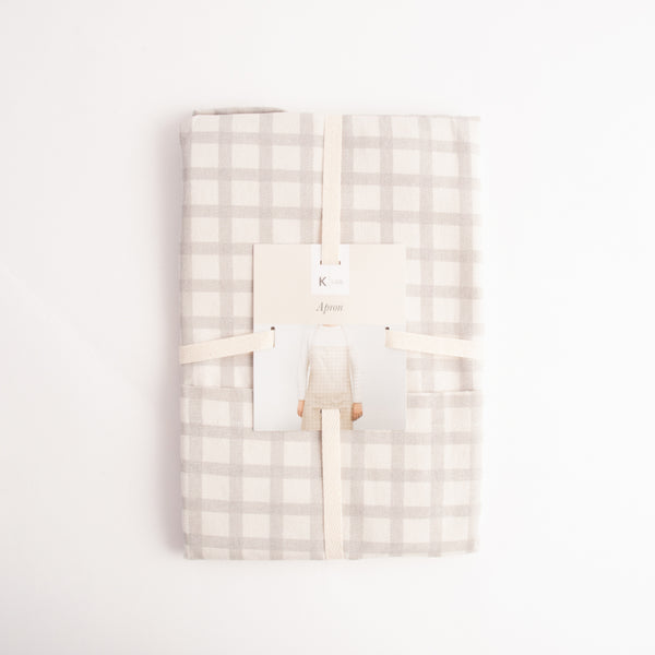 kaisercraft K&Co Home Collection Apron - GREY CHECK