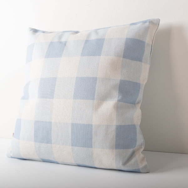 Kaisercraft K&Co Printed Cushion - Blue Gingham