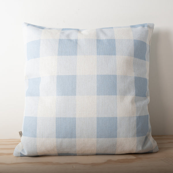 kaisercraft K&Co Printed Cushion - Blue Gingham
