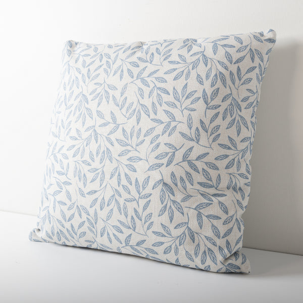 Kaisercraft K&Co Printed Cushion - Blue Vine Leaves