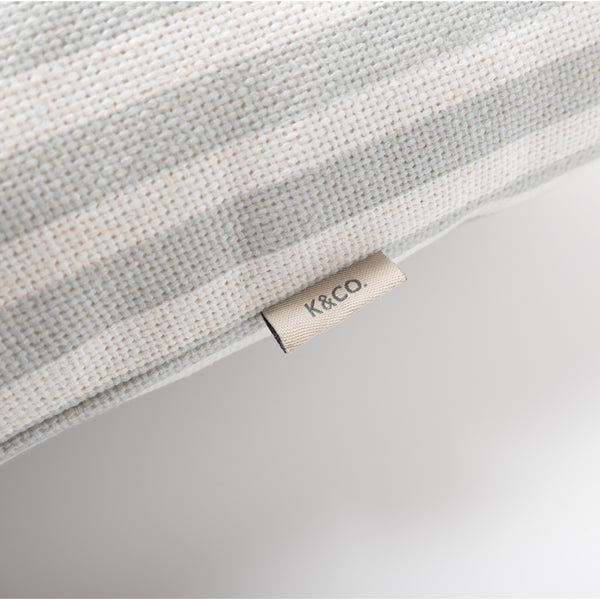 Kaisercraft K&Co Printed Cushion - Green Stripe