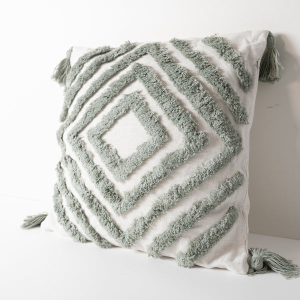 Kaisercraft K&Co Texture Cushion - Sage Diamond