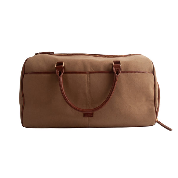 kaisercraft Kaiser Canvas Overnight Bag - MID BROWN