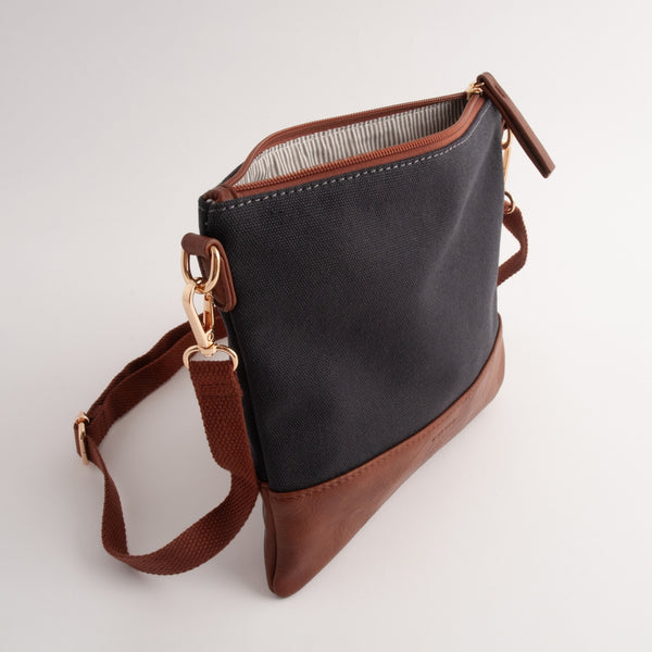 Kaisercraft Kaiser Canvas Square Shoulder Bag - NAVY